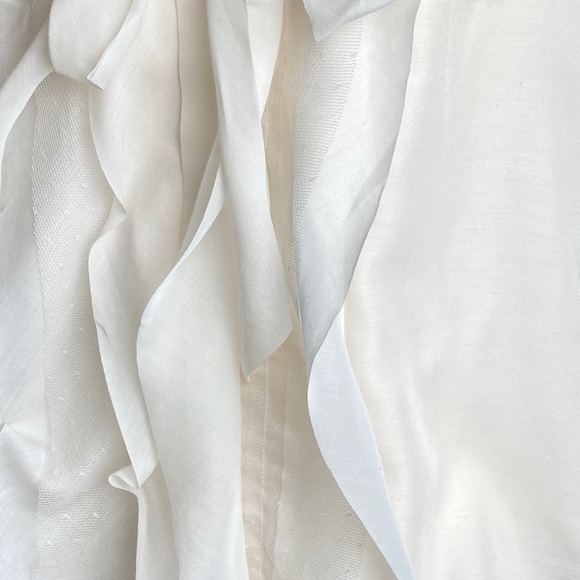 LOFT  Shortsleeve cream blouse tank top  size xs - Picture 6 of 9